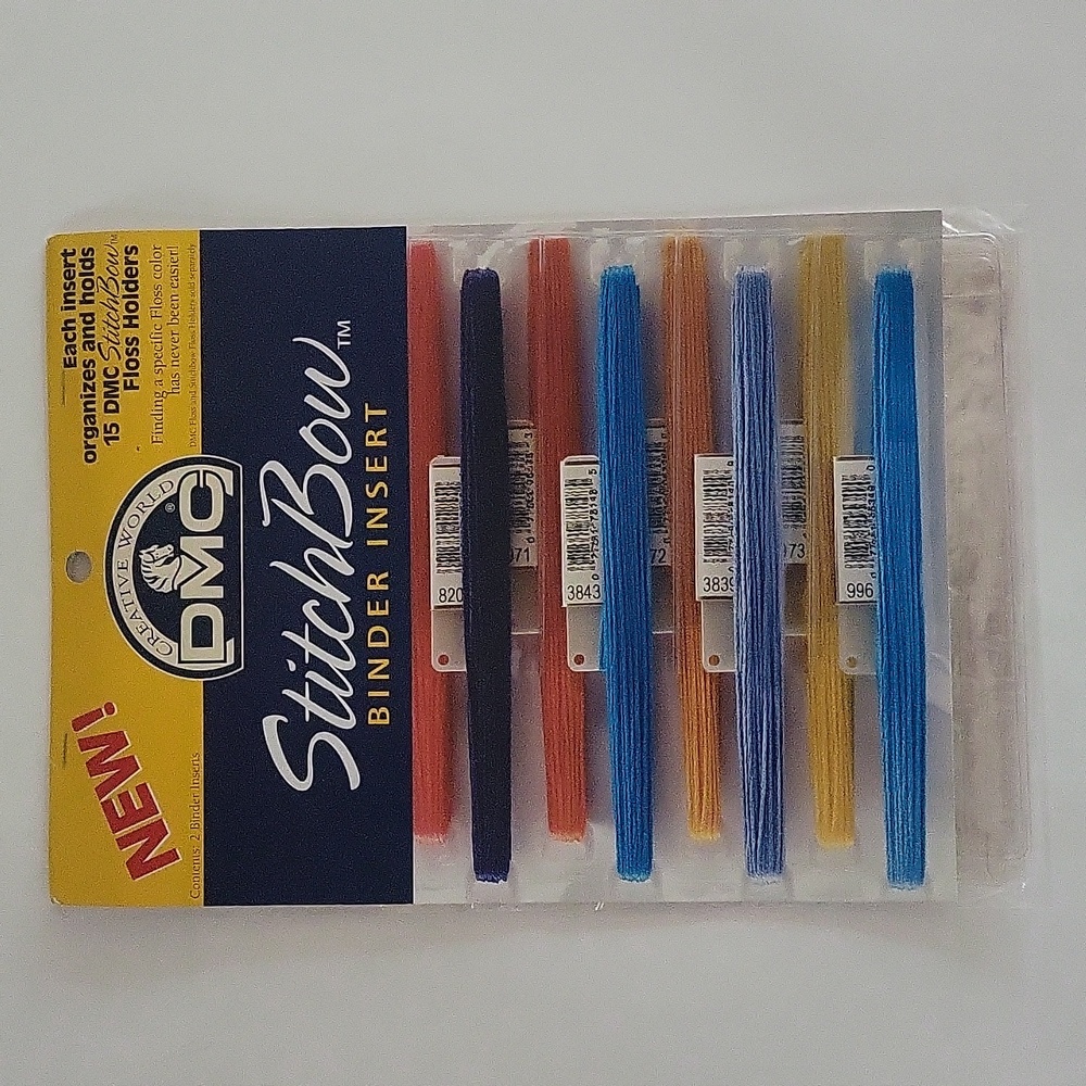 StitchBow Binder Insert By Creative World DMC Holds 15 StitchBow Floss Holders - Picture 5 of 8